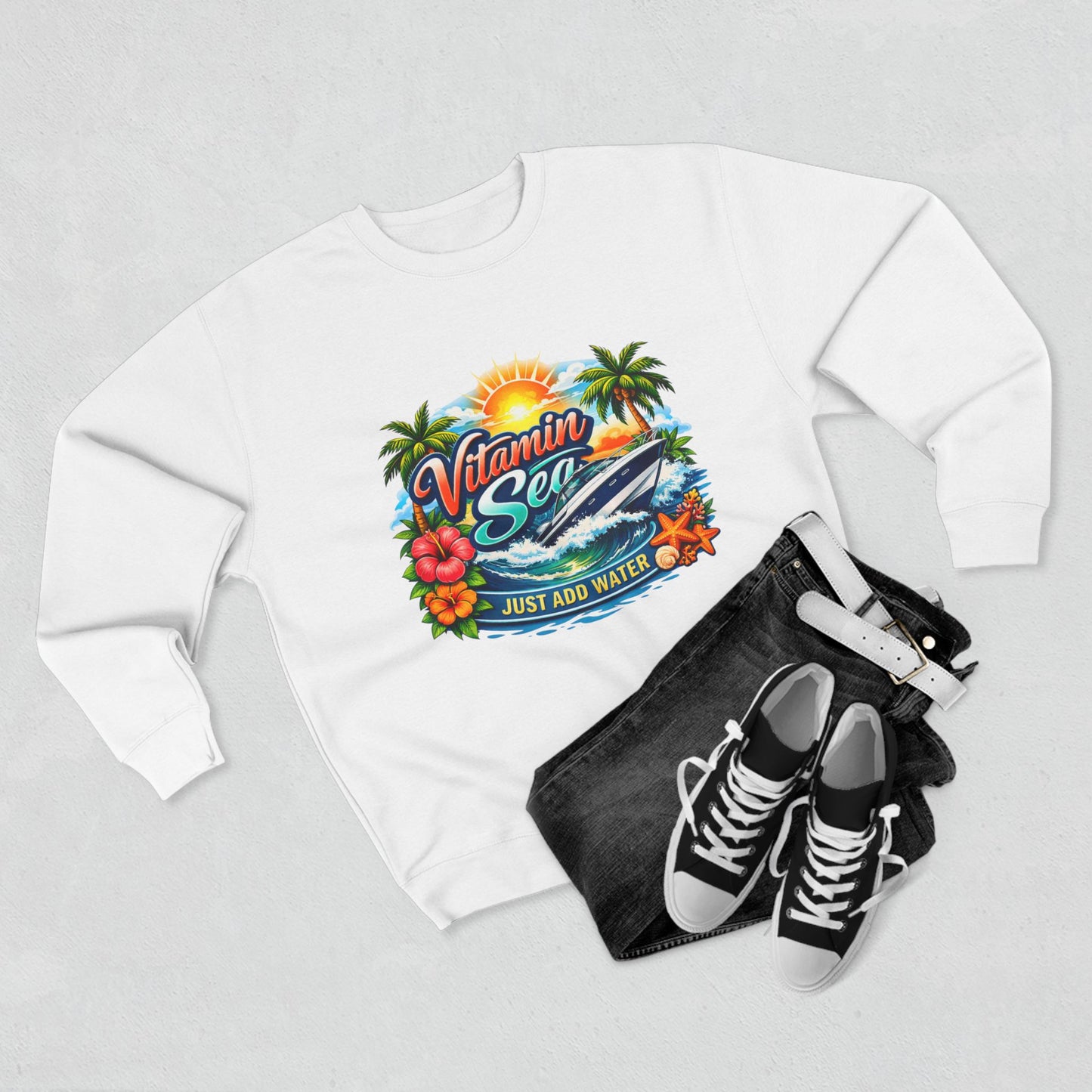 Vitamin Sea Unisex Crewneck Sweatshirt