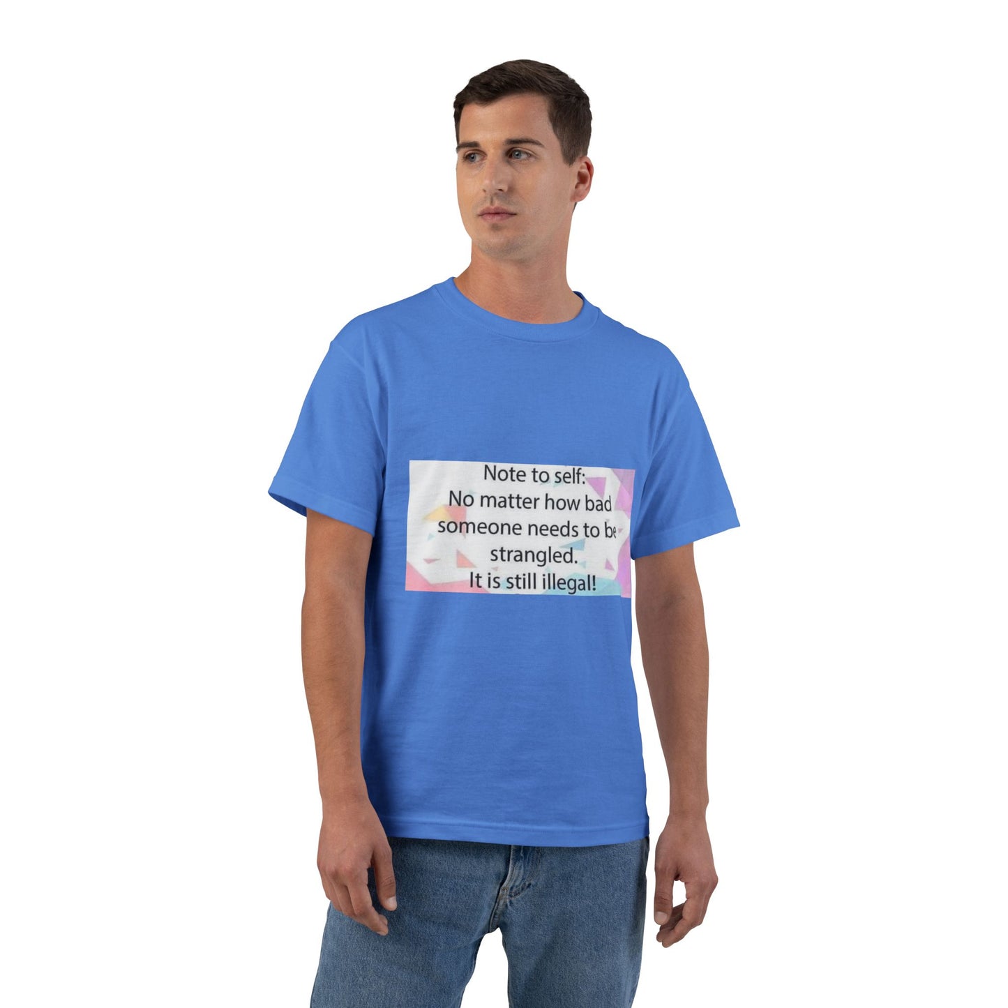 Note To Self Men's Short-Sleeve Crewneck Tee