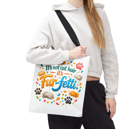 Fur-Fetti Cat Tote Bag