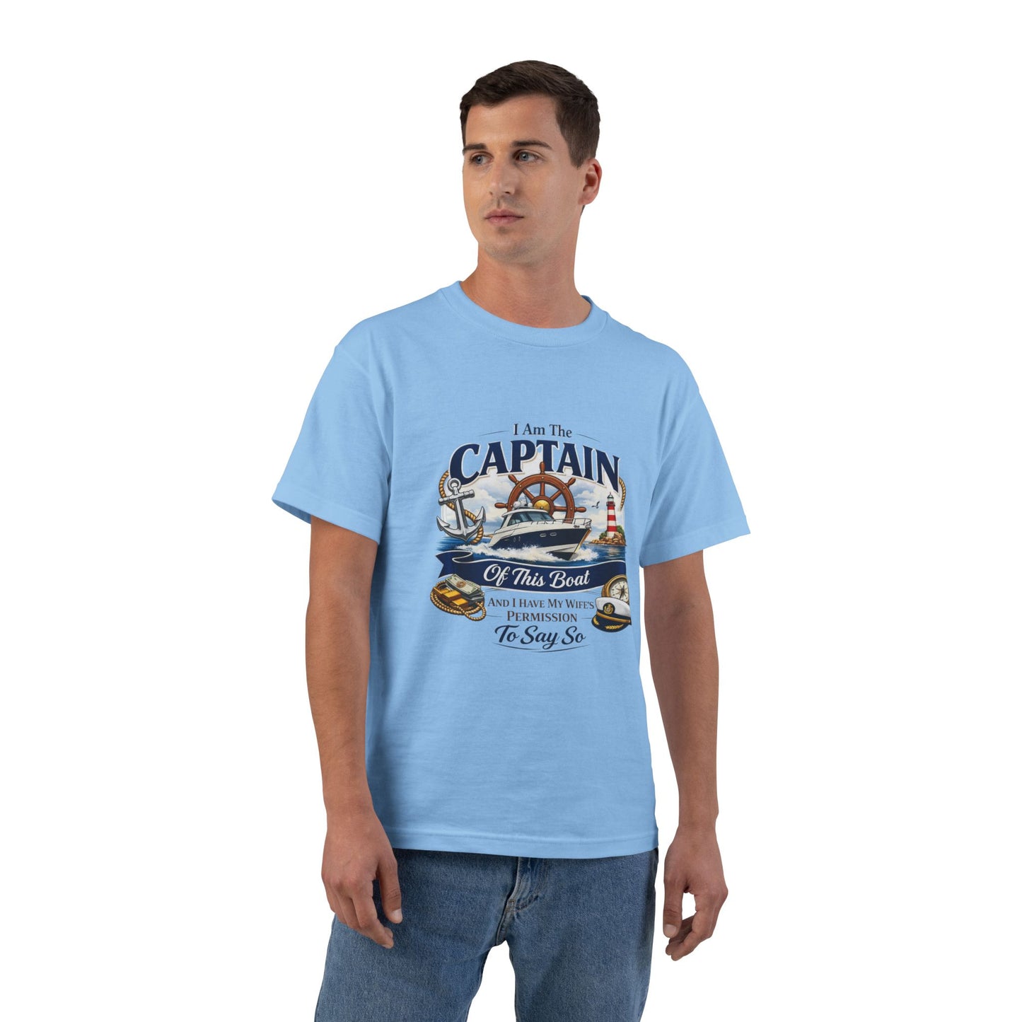 Captain Men's Short-Sleeve Crewneck Tee