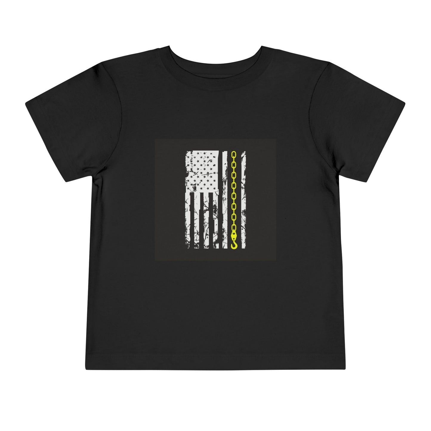 Thin Yellow Line Toddler Unisex Short Sleeve Crewneck Tee