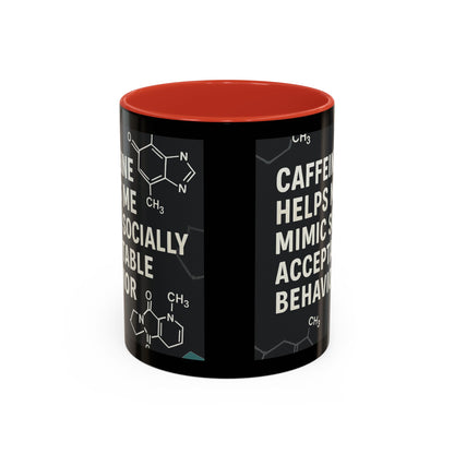 Socially Acceptable 2-Tone Coffee Mug