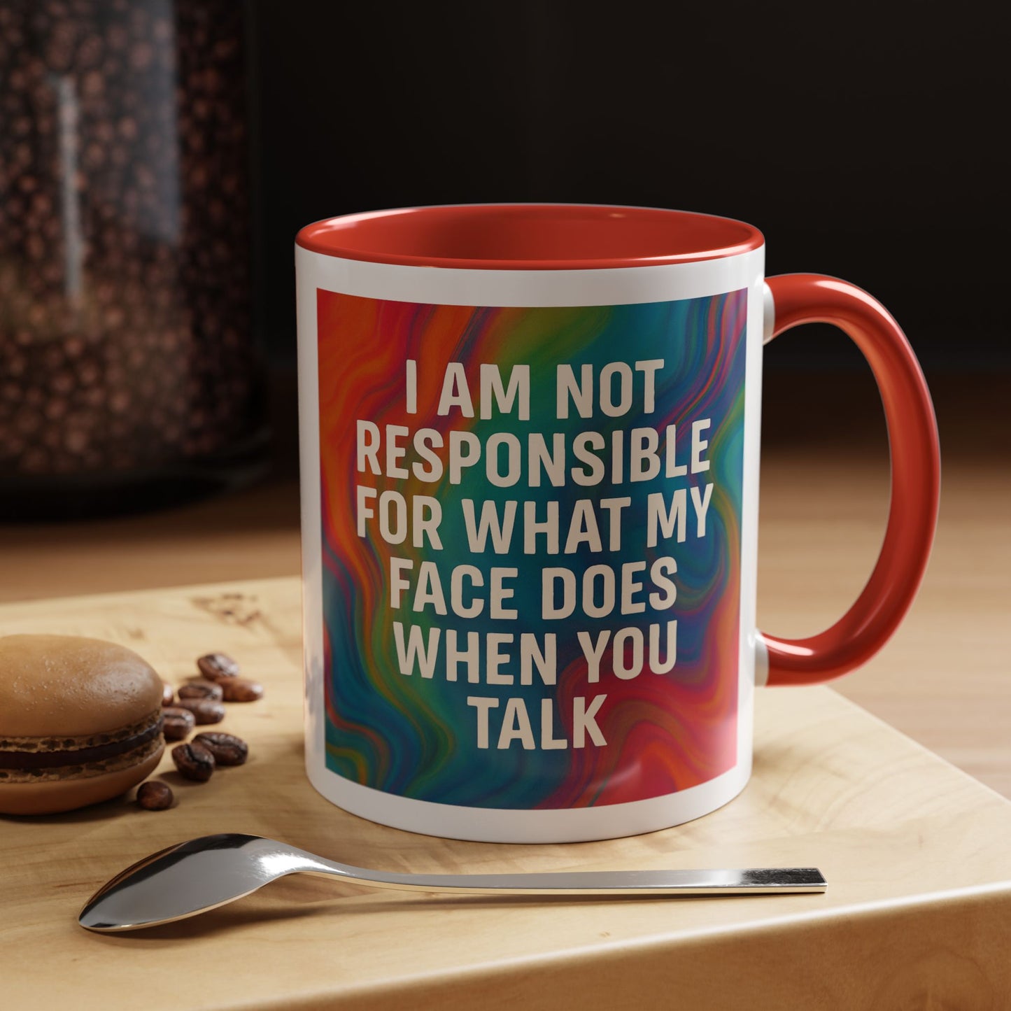 When You Talk 2-Tone Coffee Mug