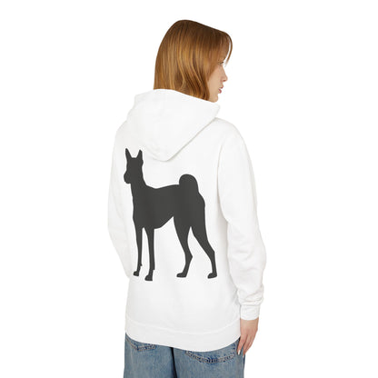 Basenji Silhouette Unisex Lightweight Hoodie