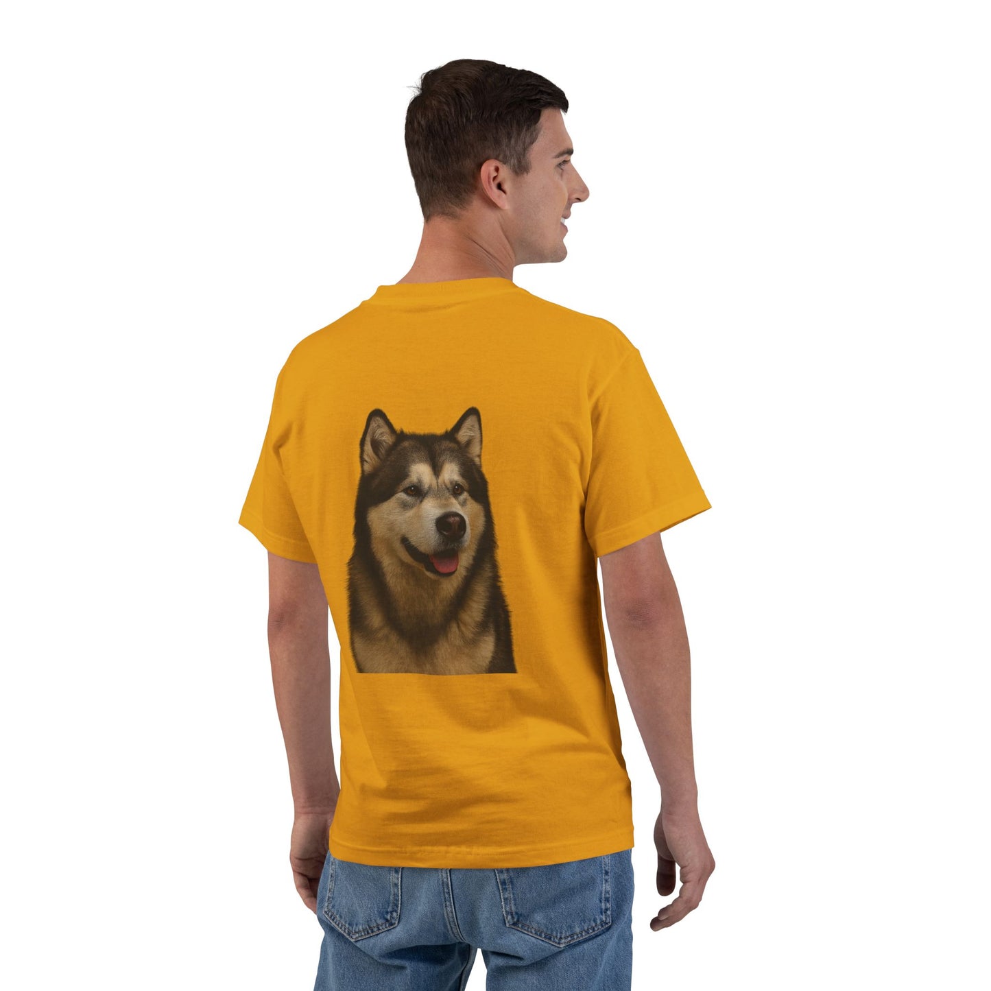Malamute Head Men's Short-Sleeve Crewneck Tee