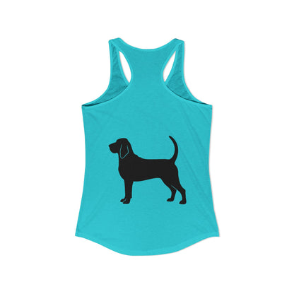 Bloodhound Silhouette Women's Racerback Tank