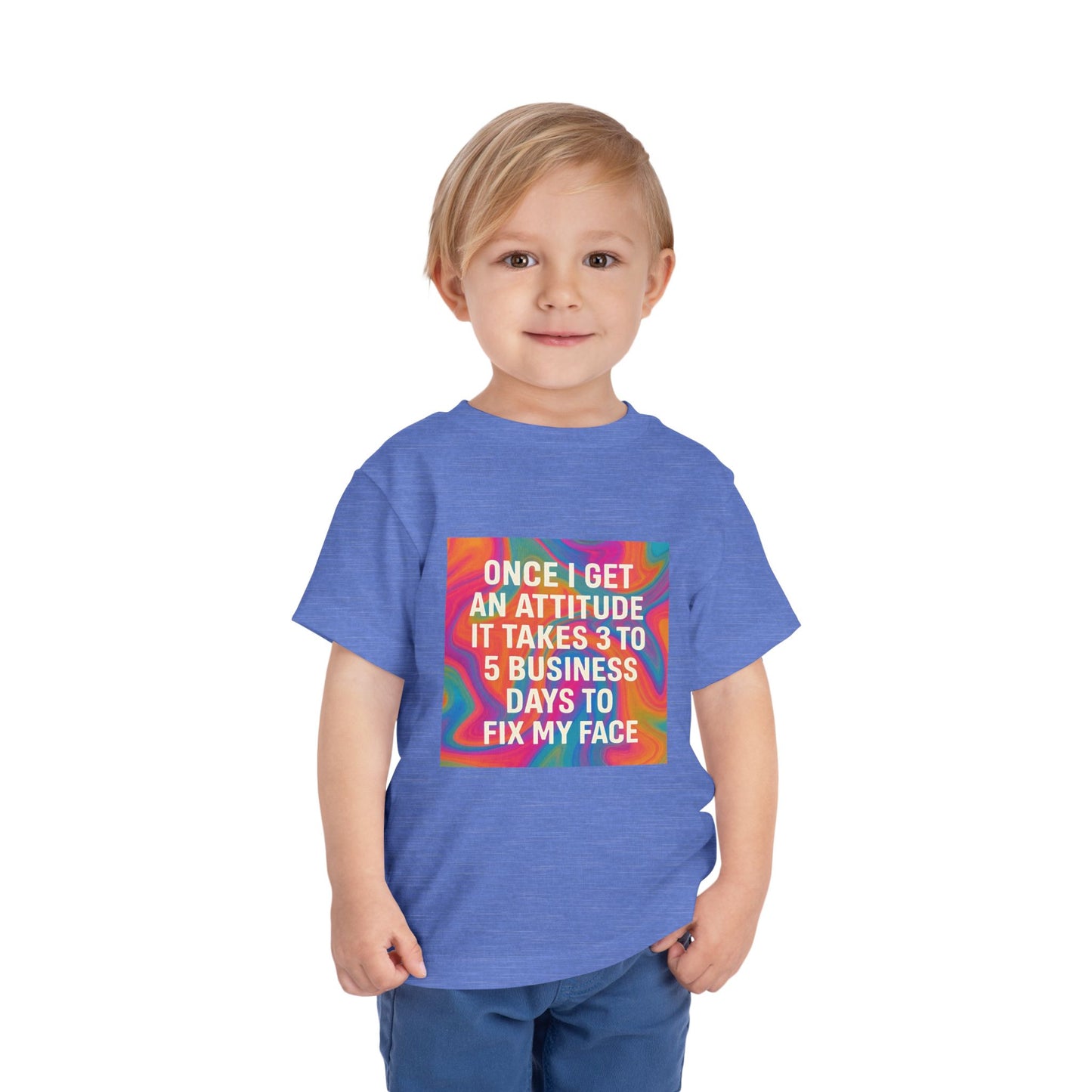 Fix My Face Toddler Unisex Short Sleeve Crewneck Tee