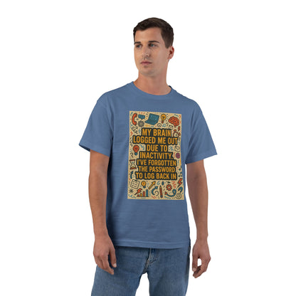Logged Out Men's Short-Sleeve Crewneck Tee