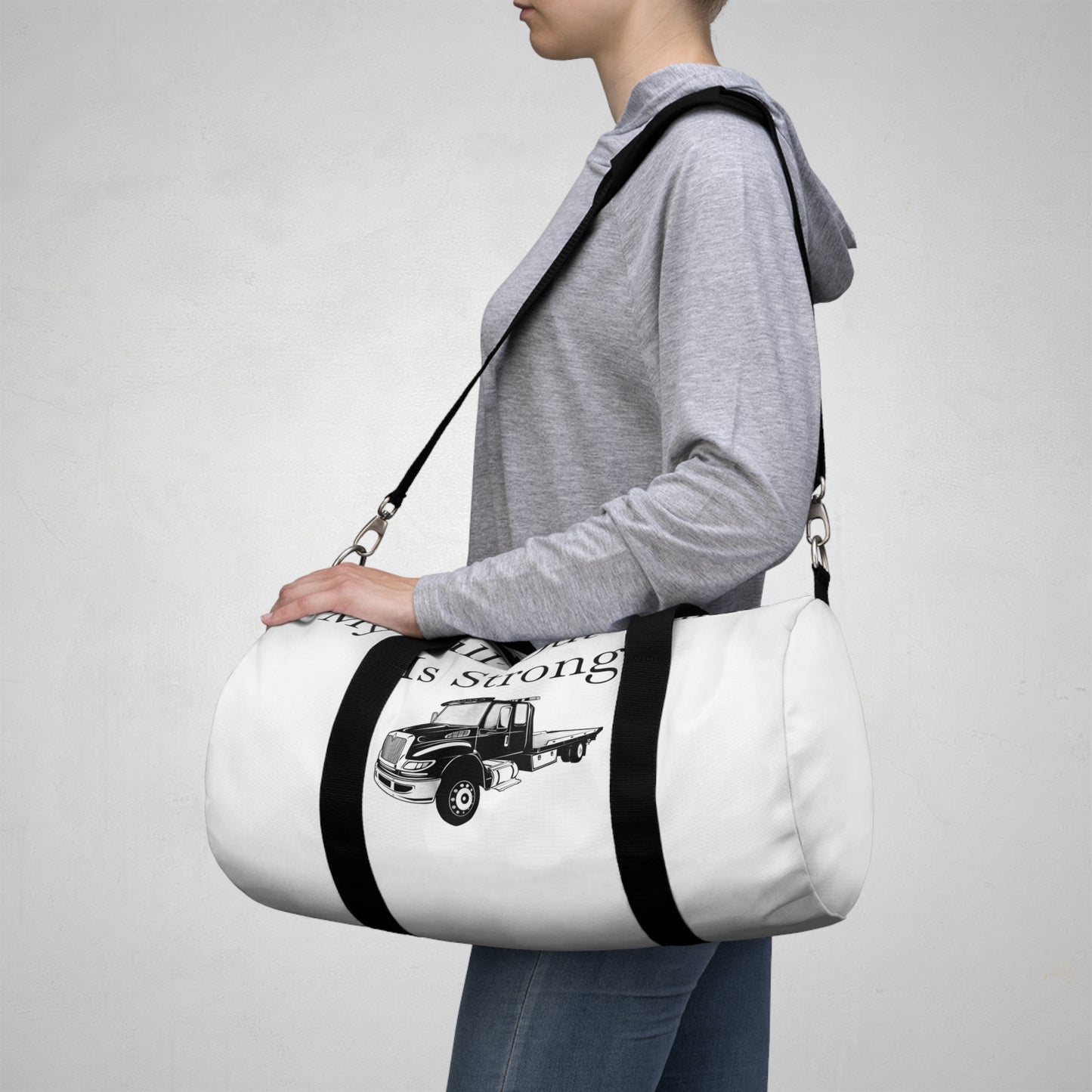 Pull Out Flatbed Tow Truck Duffel Bag