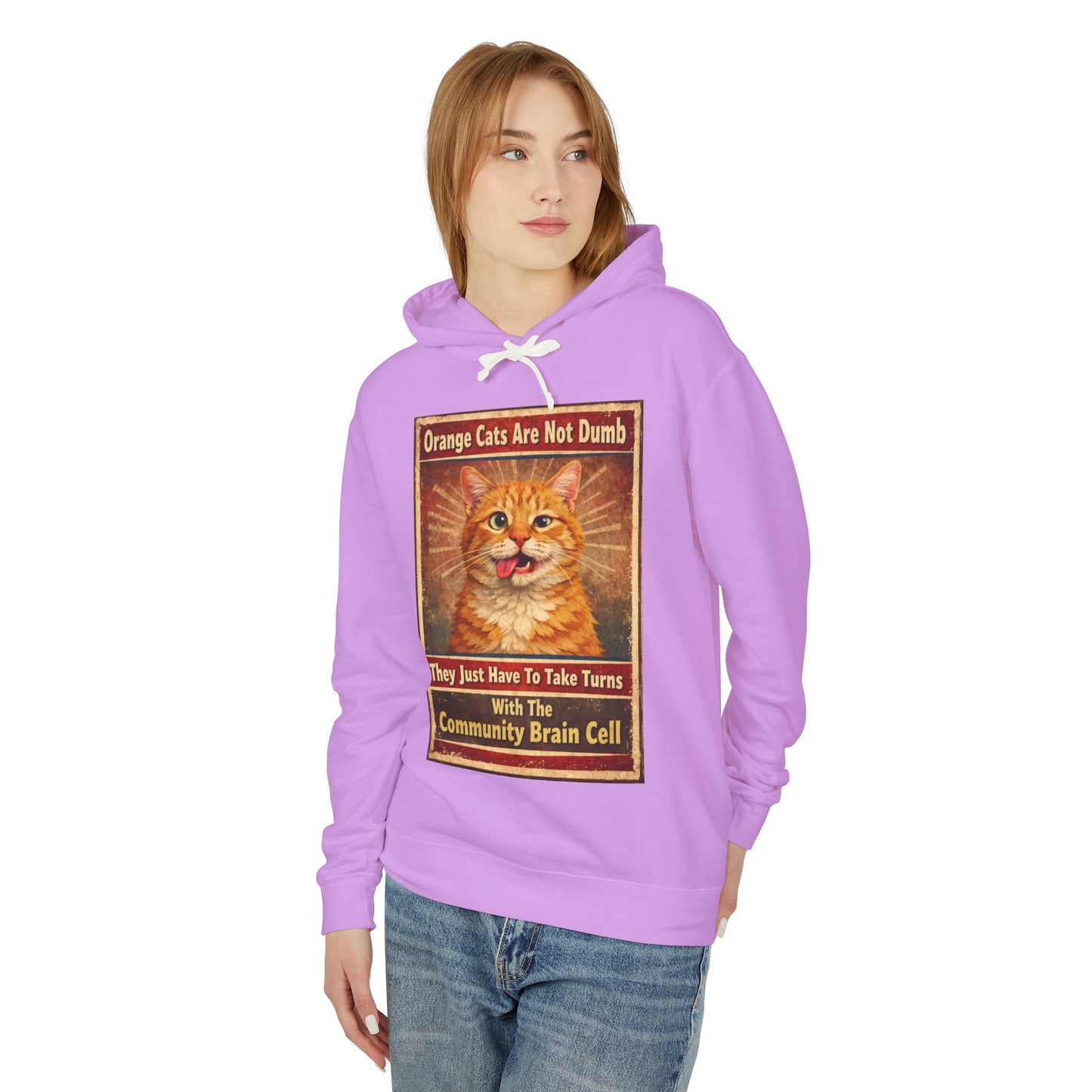Community Brain Cell Unisex Lightweight Hoodie