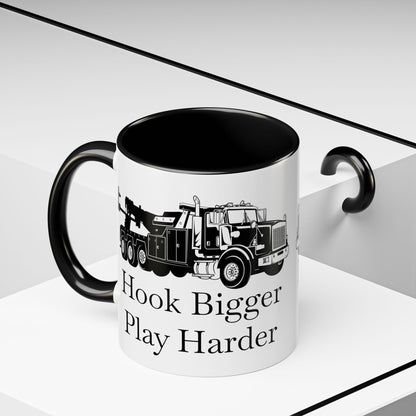 Hook Bigger 2-Tone Coffee Mug