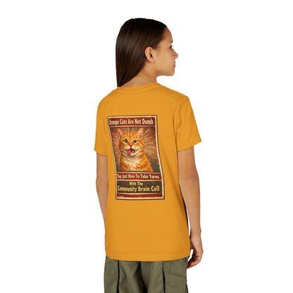 Community Brain Cell Youth Unisex Short Sleeve Crewneck Tee