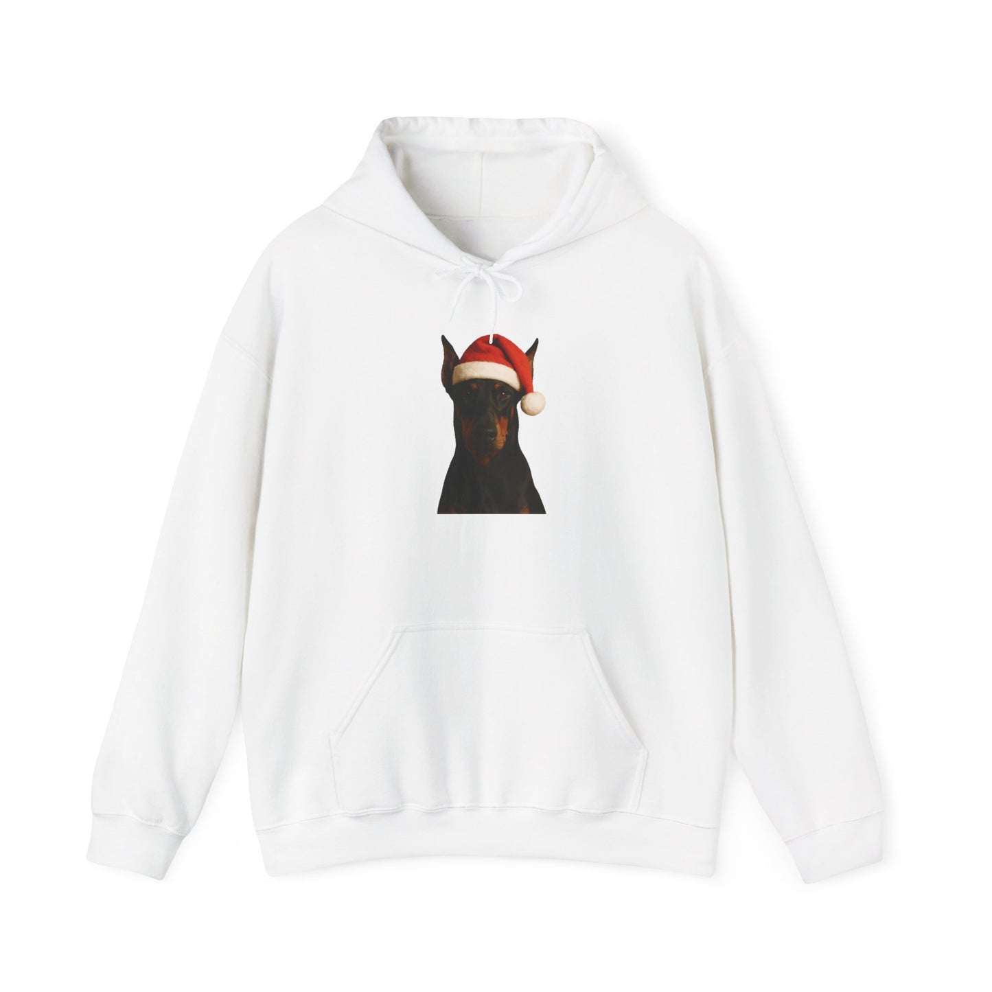 Santa Paws Doberman Unisex Hoodie