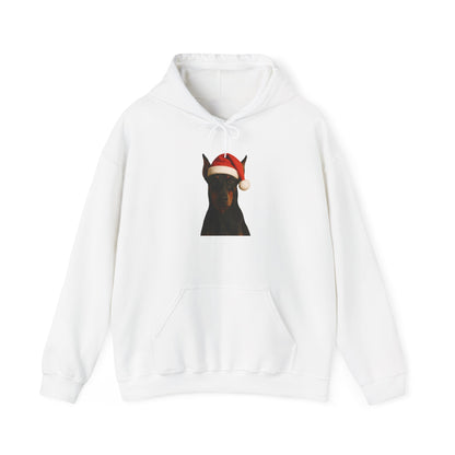 Santa Paws Doberman Unisex Hoodie