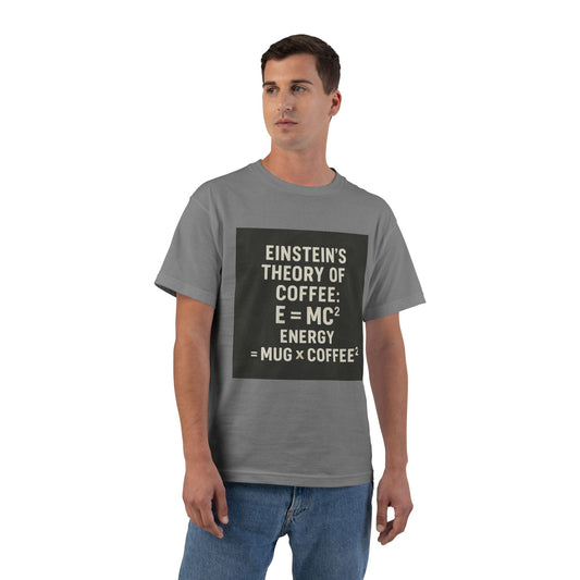 Einstein's Theory Of Coffee Men's Short-Sleeve Crewneck Tee