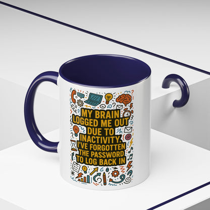 Logged Out 2-Tone Coffee Mug