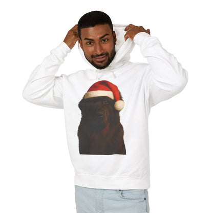 Santa Paws Newfie Unisex Lightweight Hoodie