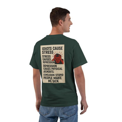 Stupid People Men's Short-Sleeve Crewneck Tee