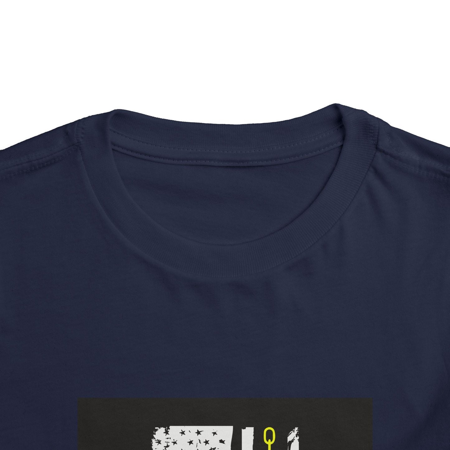 Thin Yellow Line Toddler Unisex Short Sleeve Crewneck Tee
