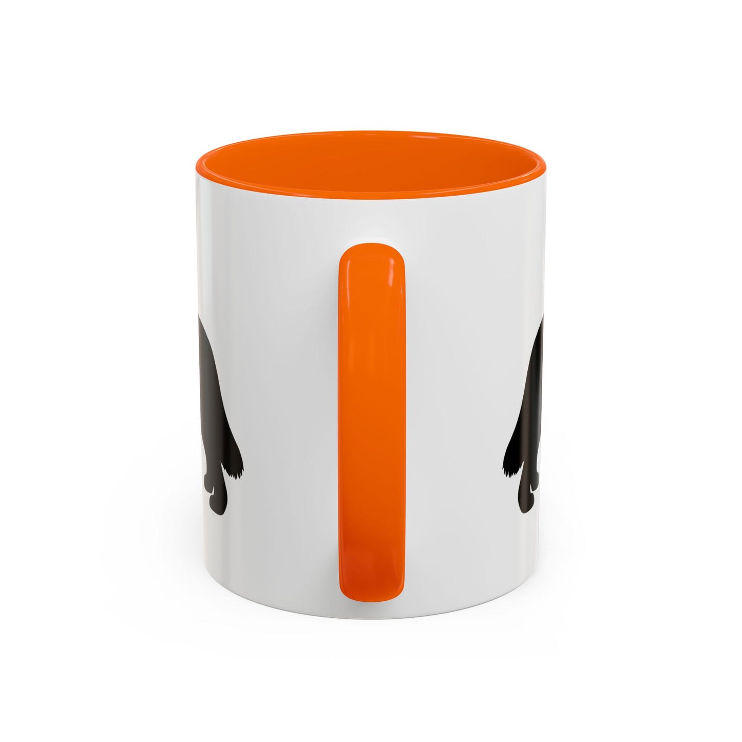 Newfie Silhouette 2-Tone Coffee Mug