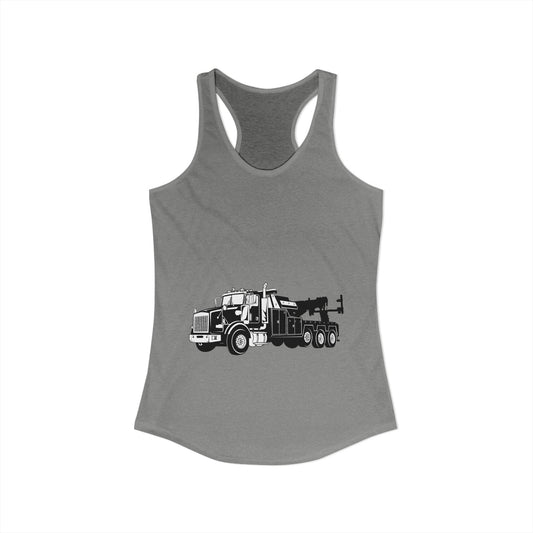 Heavy Tow Truck Women's Racerback Tank
