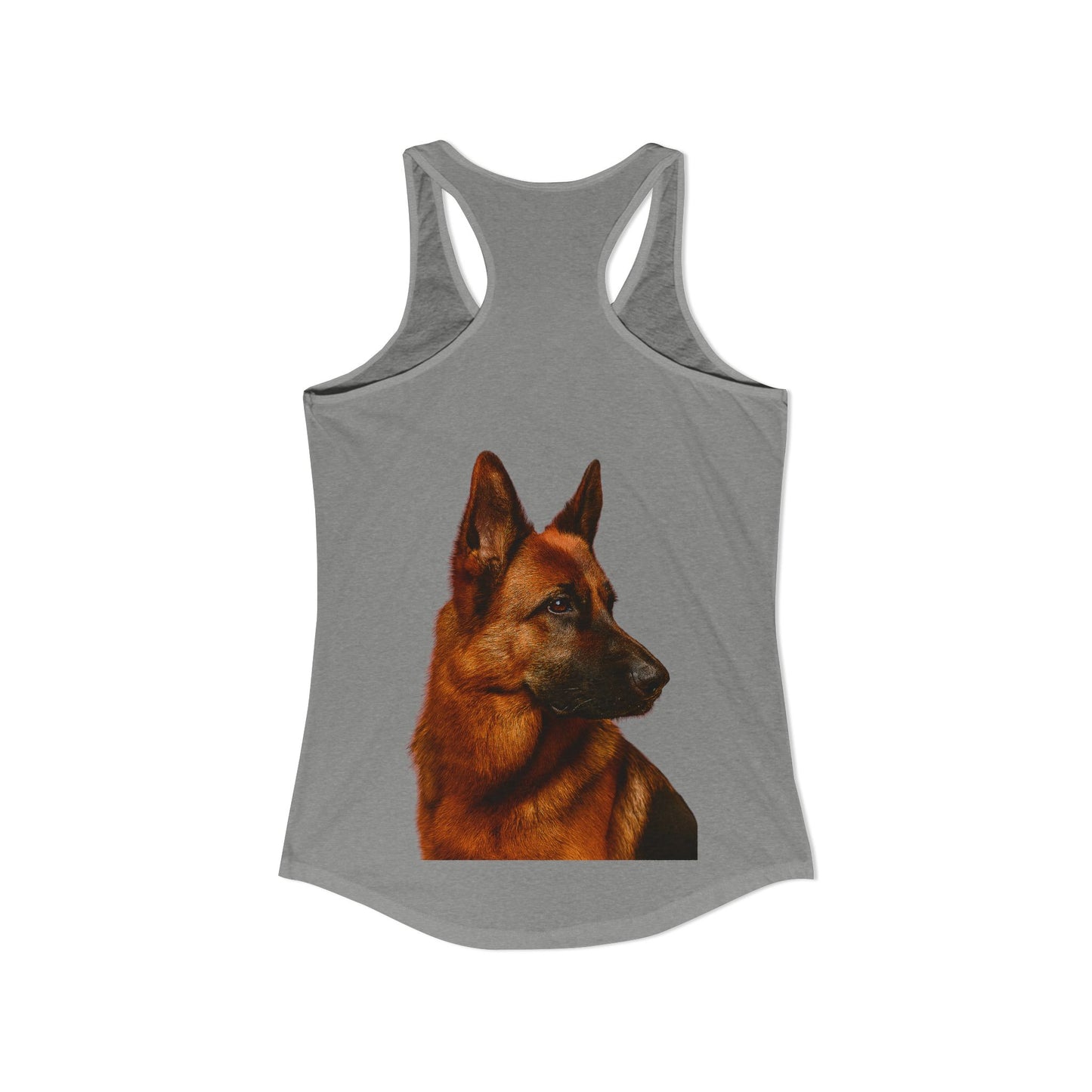 German Shepherd Head Women's Racerback Tank