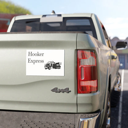 H**ker Express Heavy Tow Truck Indoor/Outdoor Magnet