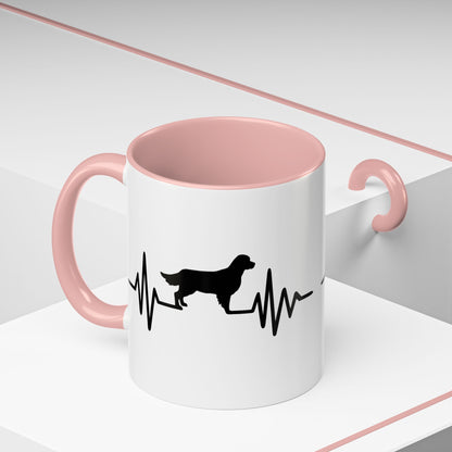 My Heart Beats For Goldens 2-Tone Coffee Mug