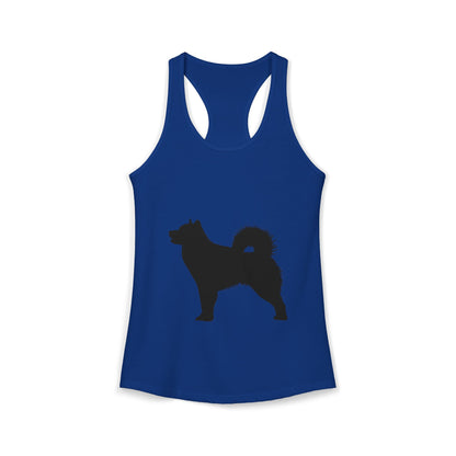 Malamute Silhouette Women's Racerback Tank