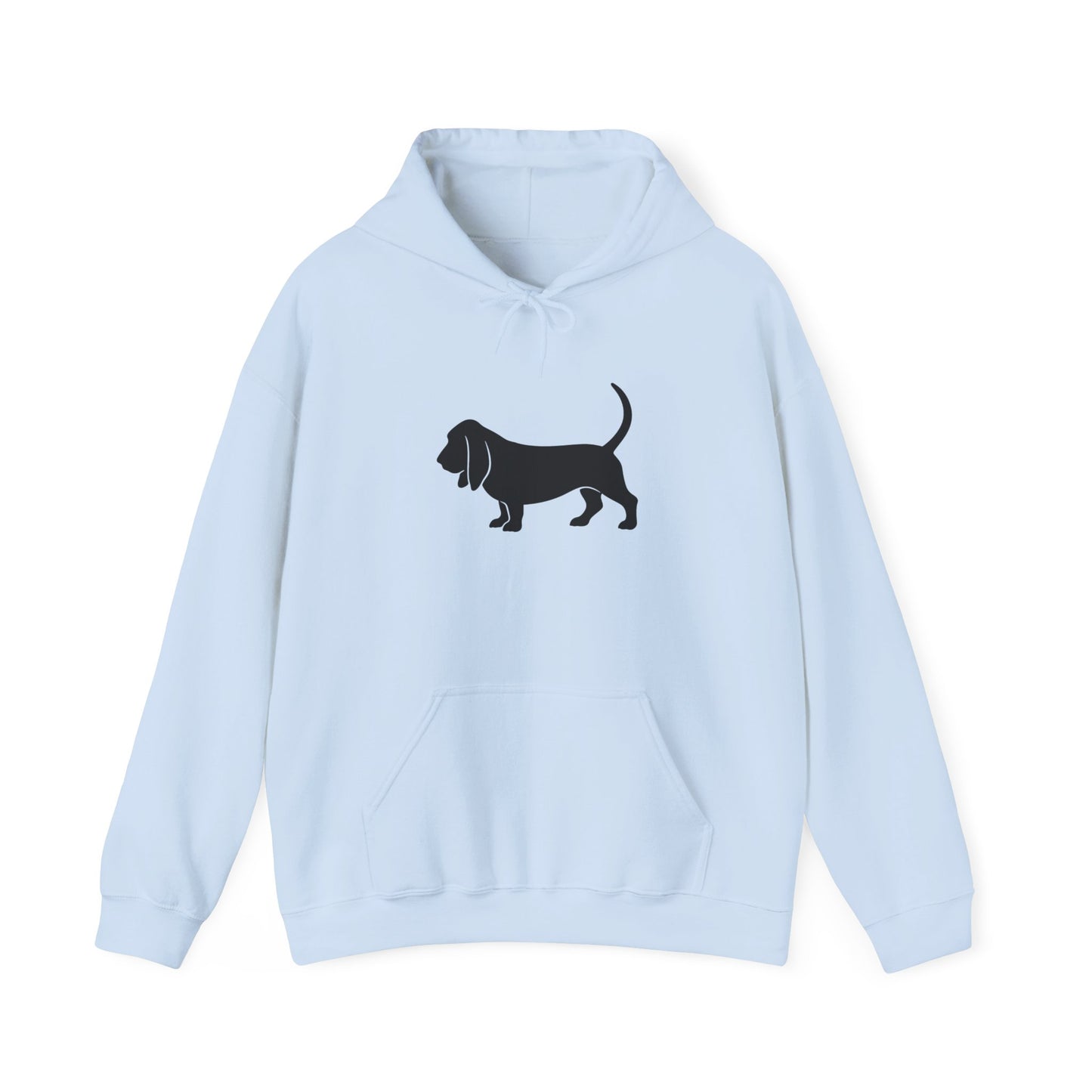 Basset Silhouette Unisex Hoodie