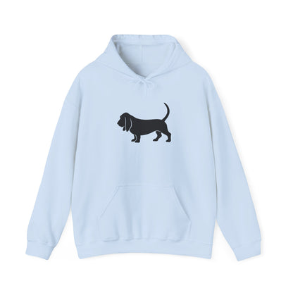 Basset Silhouette Unisex Hoodie