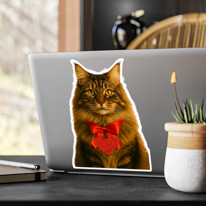 Cupid's Companion Cat Vinyl Decal