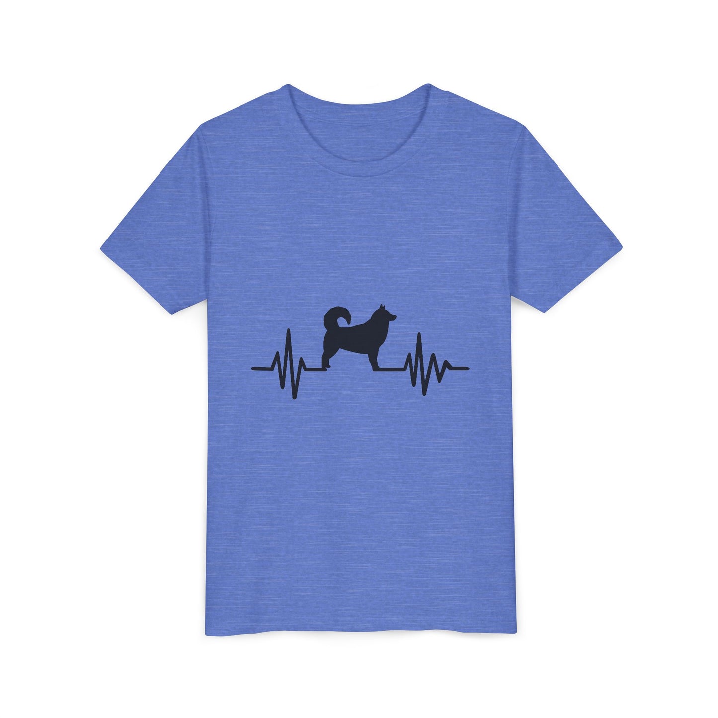 My Heart Beats For Malamutes Youth Unisex Short Sleeve Crewneck Tee
