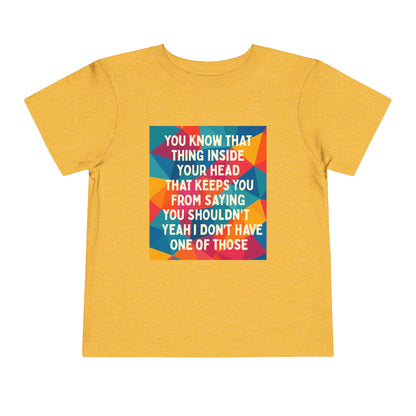 No Filter Toddler Unisex Short Sleeve Crewneck Tee