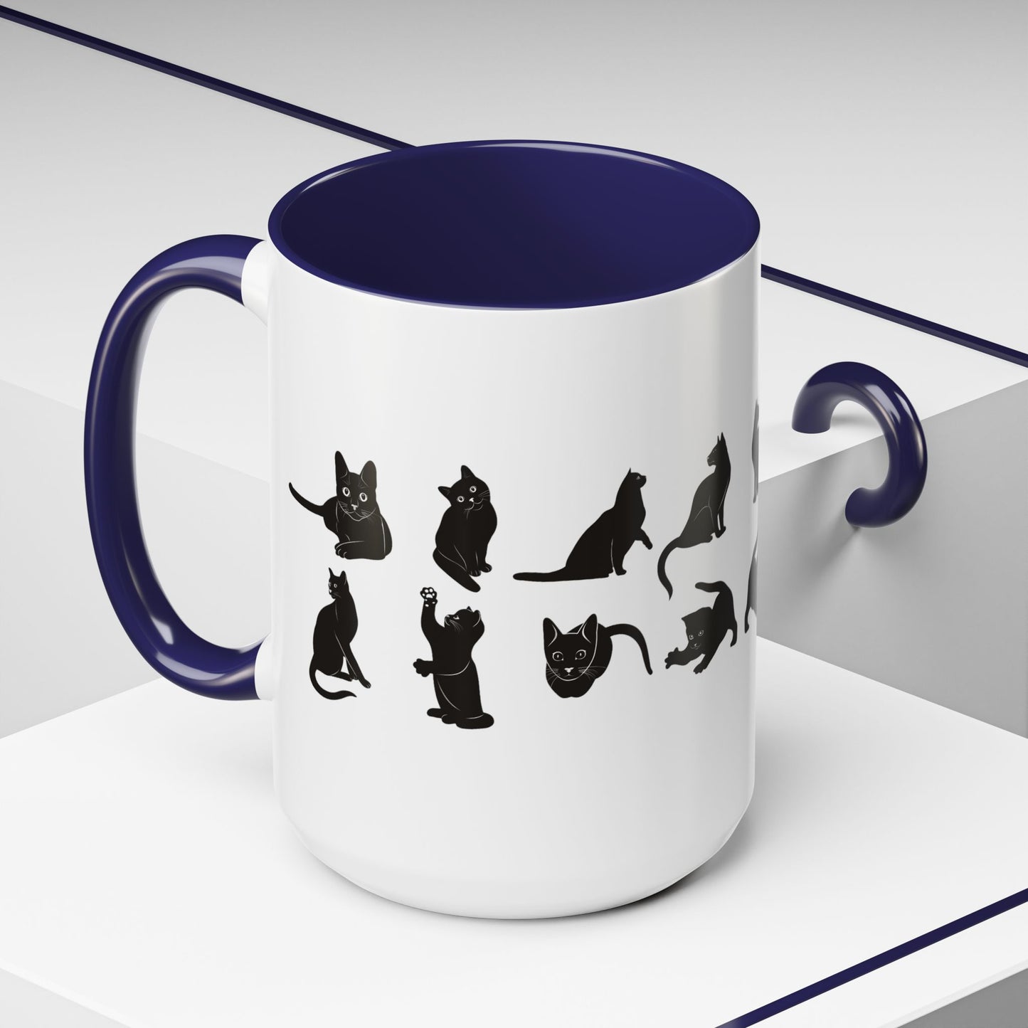Cats 2-Tone Coffee Mug