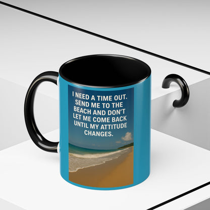 Time Out 2-Tone Coffee Mug