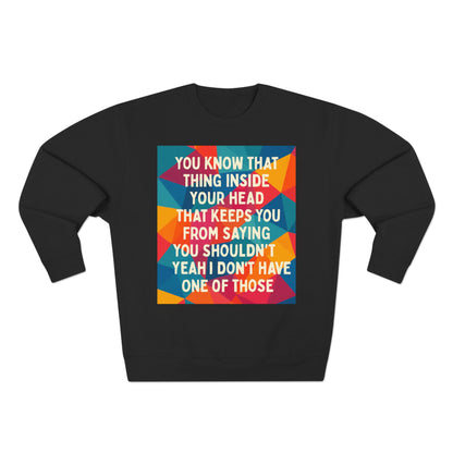 No Filter Unisex Crewneck Sweatshirt