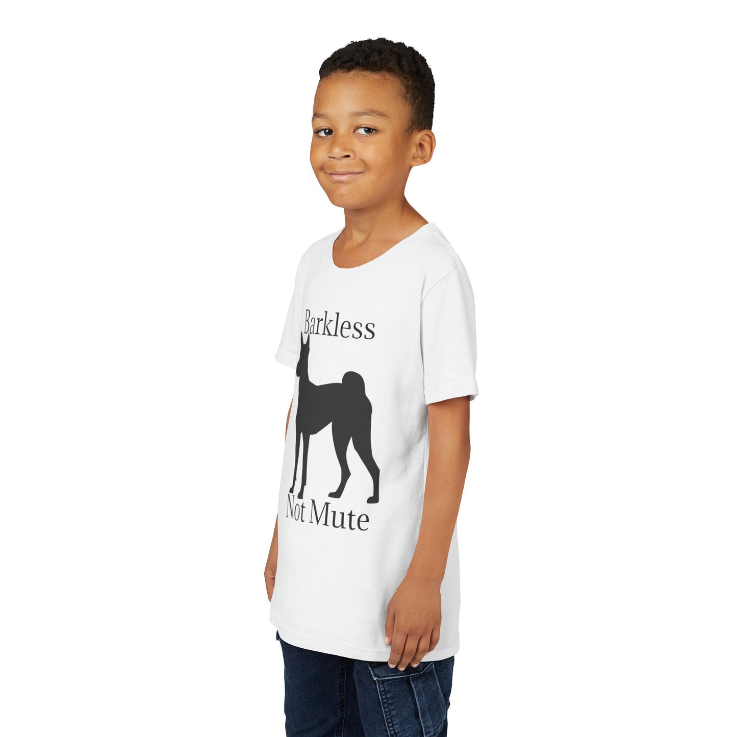 Barkless Not Mute Youth Unisex Short Sleeve Crewneck Tee