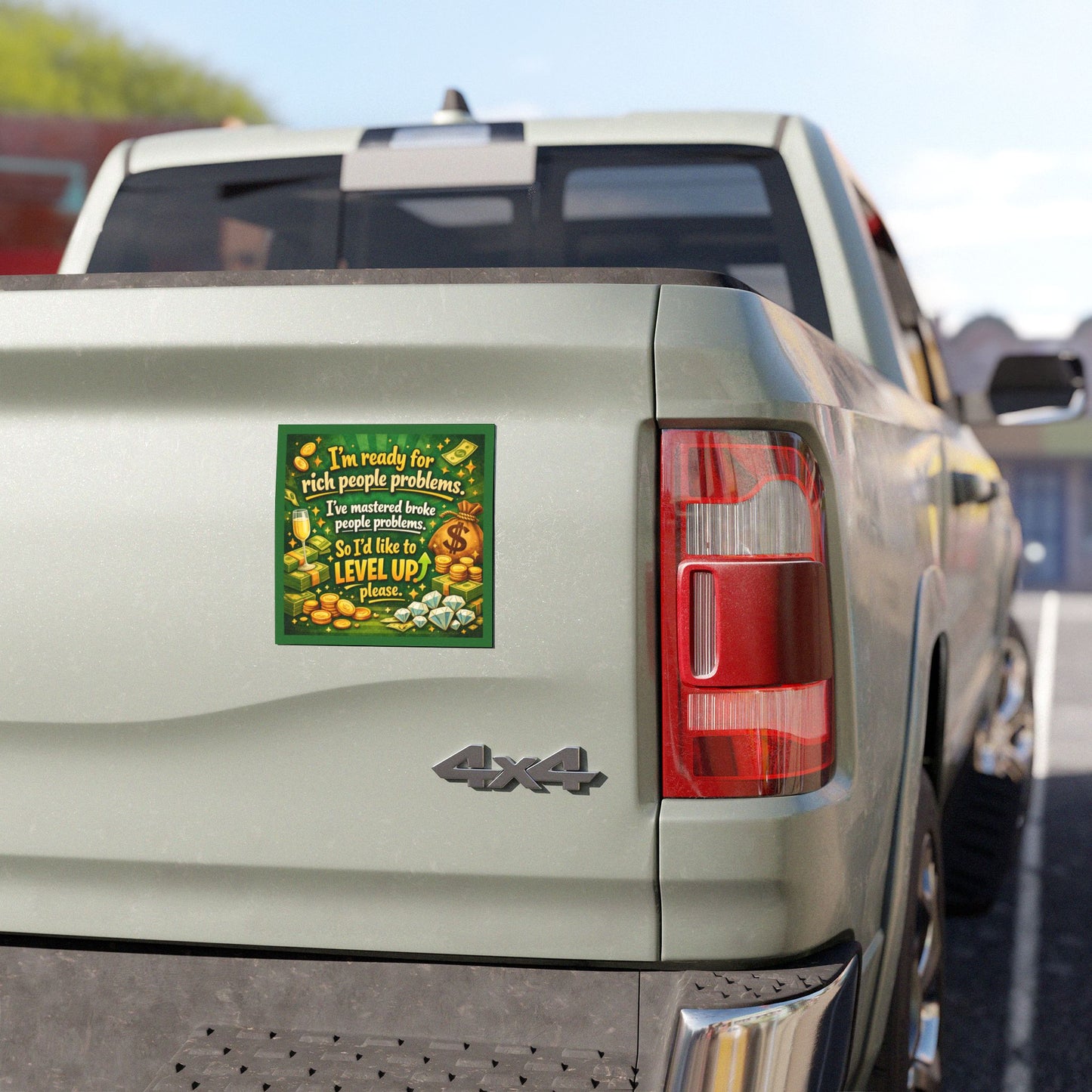 Level Up Indoor/Outdoor Magnet
