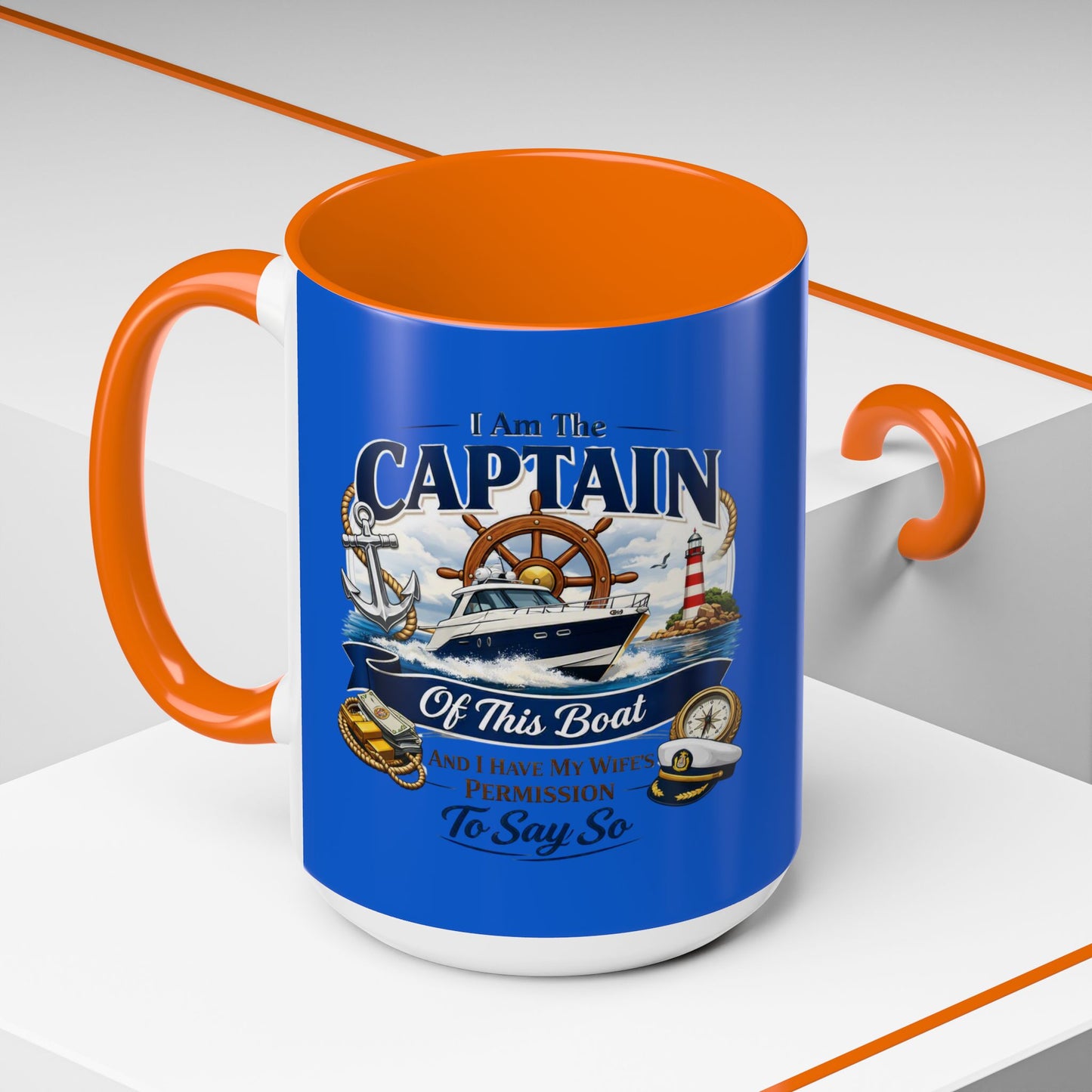 Captain 2-Tone Coffee Mug