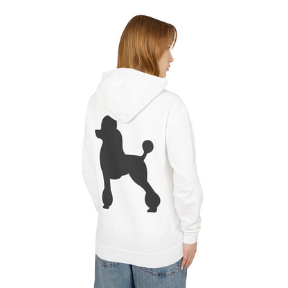 Poodle Silhouette Unisex Lightweight Hoodie