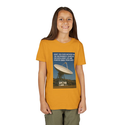 Intelligent Life Youth Unisex Short Sleeve Crewneck Tee