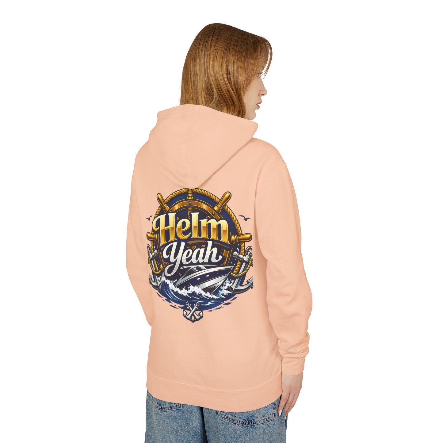 Helm Yeah Unisex Lightweight Hoodie