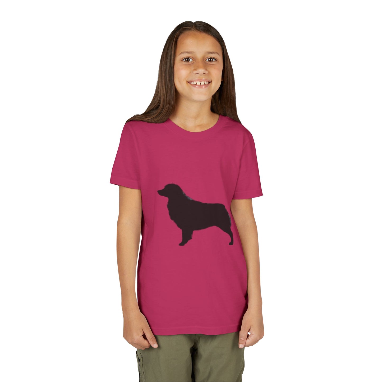 Aussie Silhouette Youth Unisex Short Sleeve Crewneck Tee