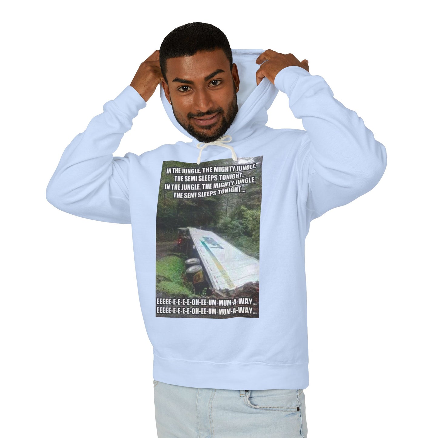 Semi Sleeps Unisex Lightweight Hoodie
