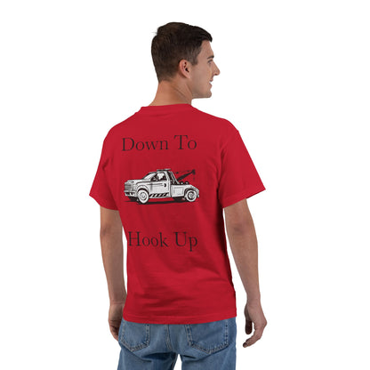 Down To Hook Up Men's Short-Sleeve Crewneck Tee