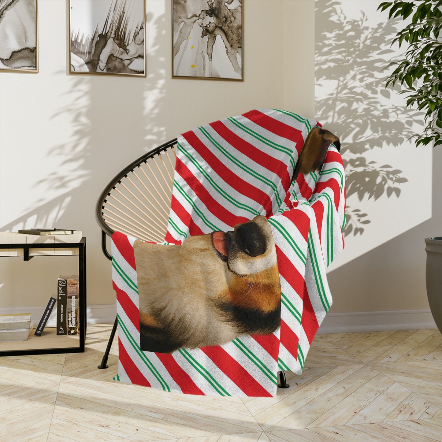Santa Paws Aussie Velveteen Microfiber Blanket