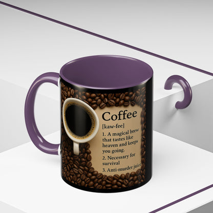 Coffee Definition 2-Tone Coffee Mug