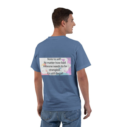Note To Self Men's Short-Sleeve Crewneck Tee