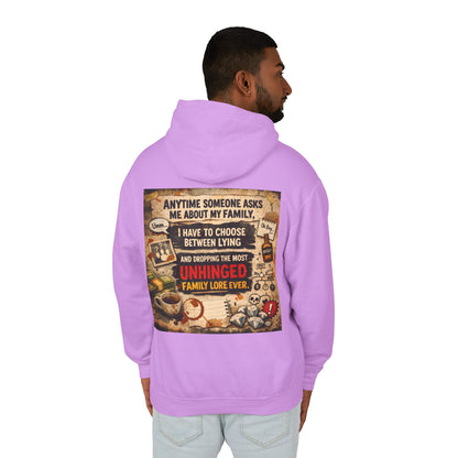 Unhinged Family Unisex Lightweight Hoodie